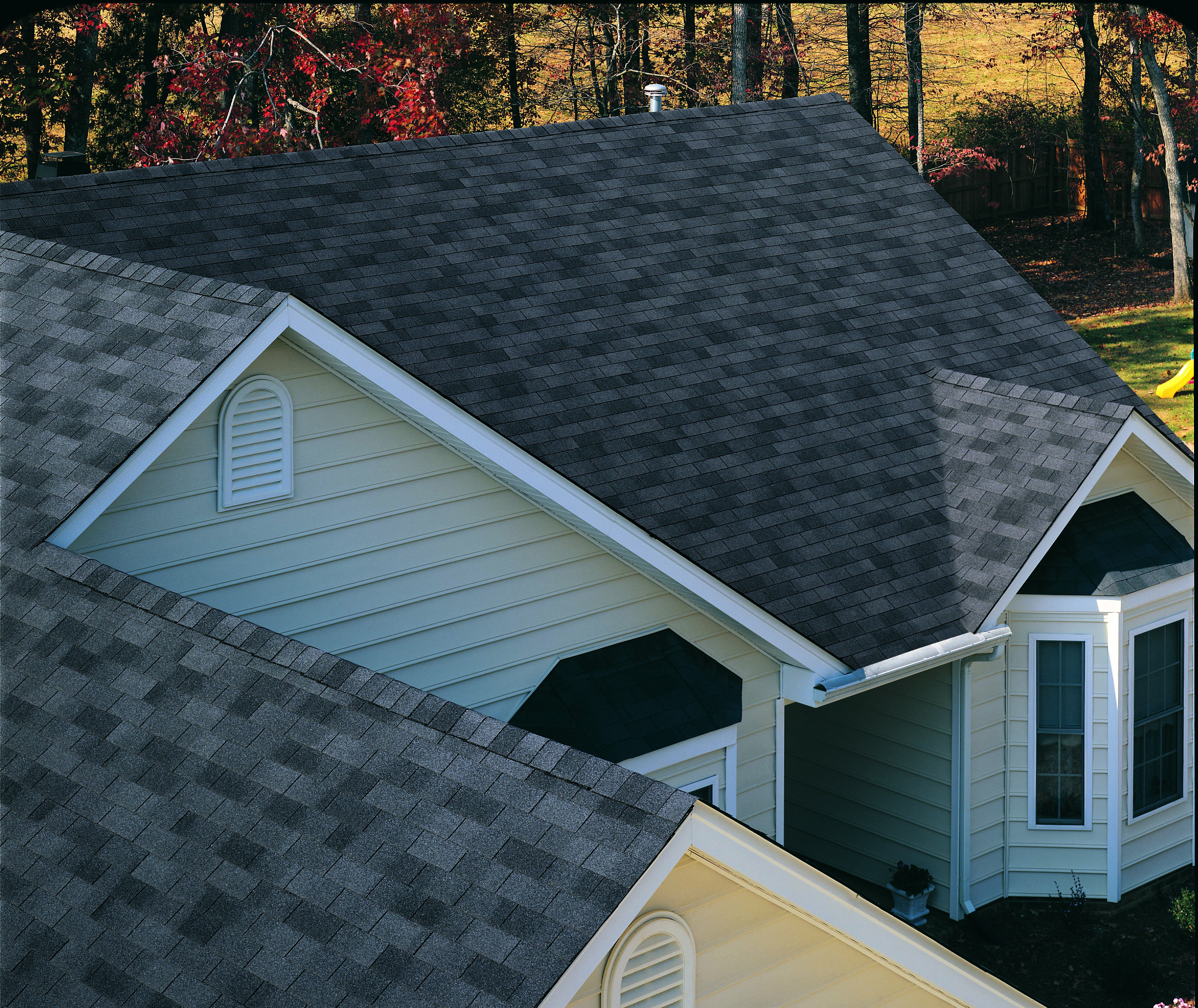 miore black roofing shingles