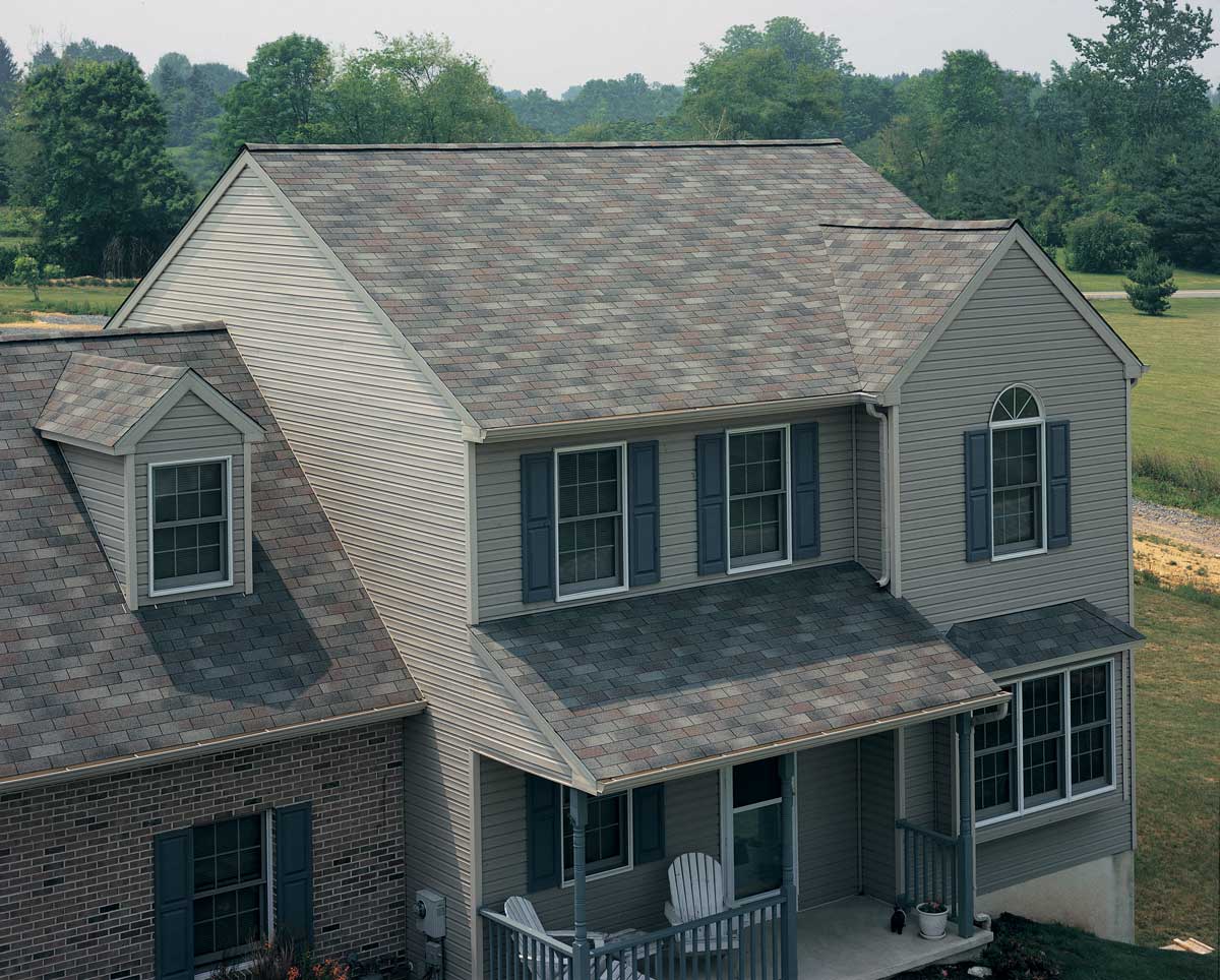 slate gray roofing shingles